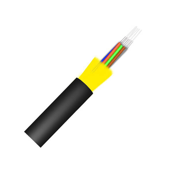 ADSS self supporting single jacket 2-96 core fiber optic cable